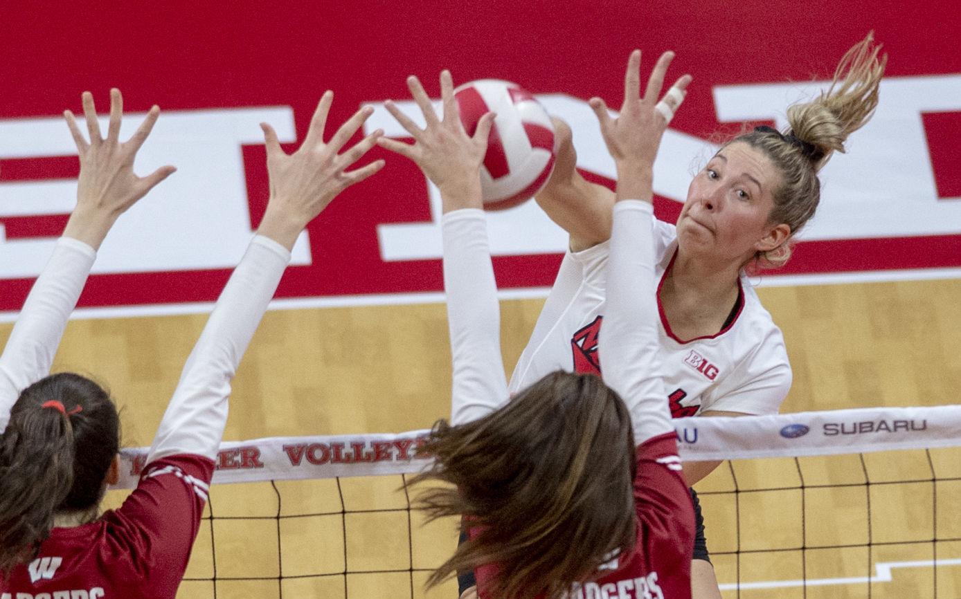 Nebraska volleyball vs. Wisconsin, 10.5